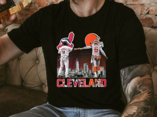 Original Cleveland Indians Ramirez And Cleveland Browns Mayfield Shirt, Jose Ramirez and Baker Mayfield Shirt 4