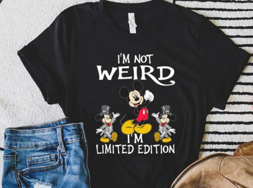 Premium Mickey Mouse I'm Weird I'm Limited Edition Shirt 1