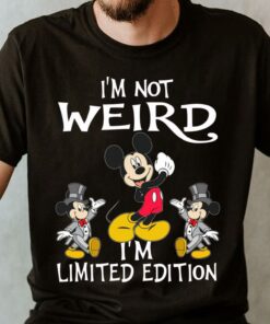 Premium Mickey Mouse I'm Weird I'm Limited Edition Shirt 5