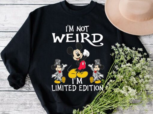 Premium Mickey Mouse I'm Weird I'm Limited Edition Shirt 3