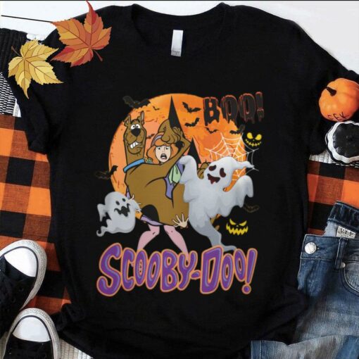 Original Scooby Doo Daphne Blake Scooby-Doo Boo Ghost Halloween Shirt 1