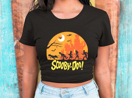 Scooby Doo Moon Happy Halloween Shirt, Happy Halloween Scooby Doo Moon For Men Shirt 2