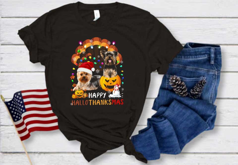 Shih Tzu Pumpkins Ornament Hallothanksmas Shirt, Two Shih Tzu Happy Hallothanksmas Shirt Shih Tzu Pumpkins Ornament Hallothanksmas Shirt, Two Shih Tzu Happy Hallothanksmas Shirt 1
