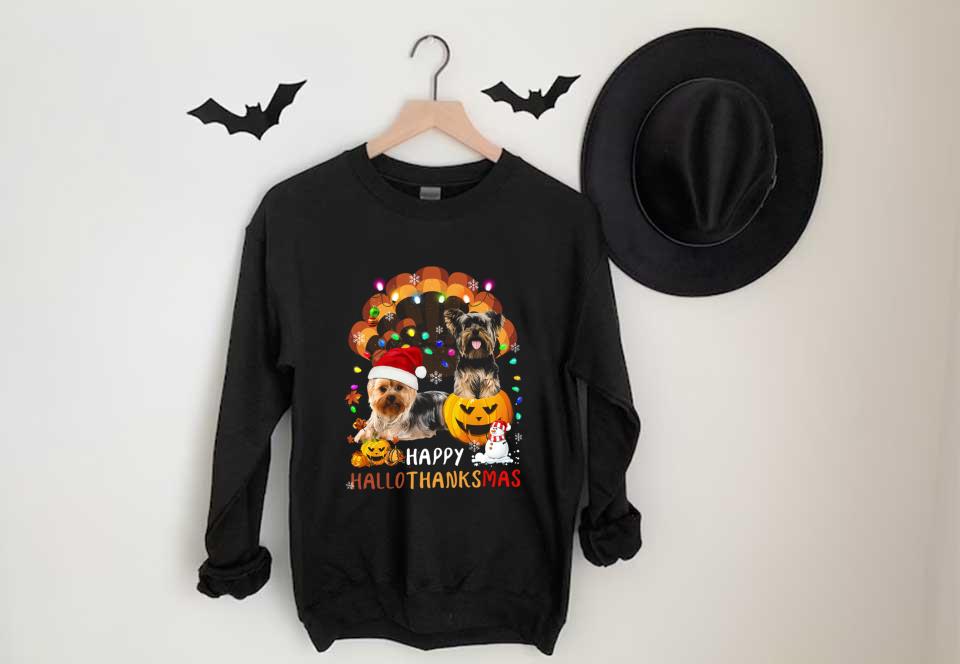 Shih Tzu Pumpkins Ornament Hallothanksmas Shirt, Two Shih Tzu Happy Hallothanksmas Shirt Shih Tzu Pumpkins Ornament Hallothanksmas Shirt, Two Shih Tzu Happy Hallothanksmas Shirt 3