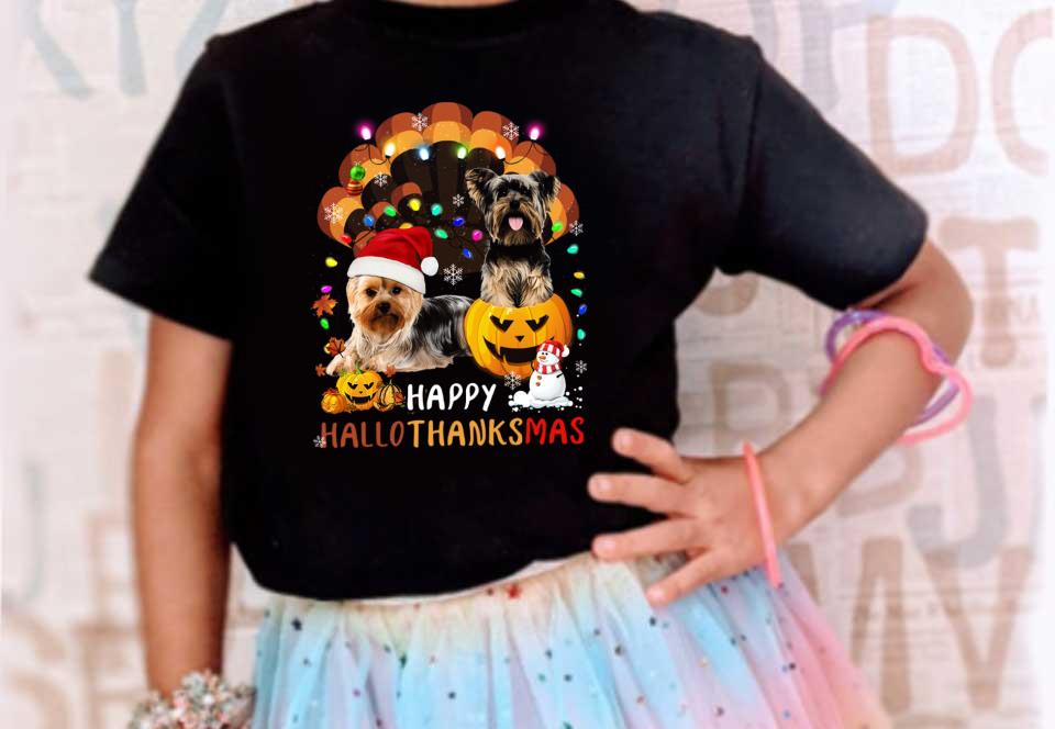 Shih Tzu Pumpkins Ornament Hallothanksmas Shirt, Two Shih Tzu Happy Hallothanksmas Shirt Shih Tzu Pumpkins Ornament Hallothanksmas Shirt, Two Shih Tzu Happy Hallothanksmas Shirt 4