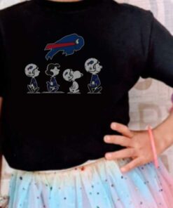 Snoopy Bills Walking Shirt, The Peanut Character Charlie Brown And Snoopy Walking With Buffalo Bills Baseball Shirt 7