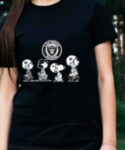 Snoopy Raiders Walking Shirt, The Peanut Character Charlie Brown And Snoopy Walking With Las Vegas Raiders Baseball Shirt 5