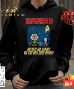 Awesome Star Trek Charlie Brown Snoopy Happiness Is Boldly Go Where No One Has Gone Before Shirt 7