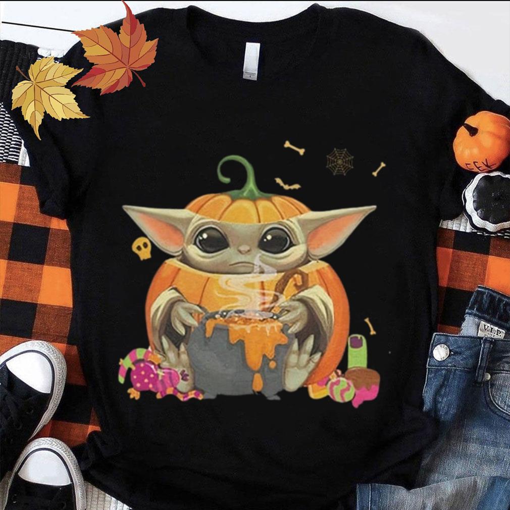 Star Wars Baby Yoda Pumpkin Halloween Shirt Best Star Wars Baby Yoda Pumpkin Halloween Shirt 1