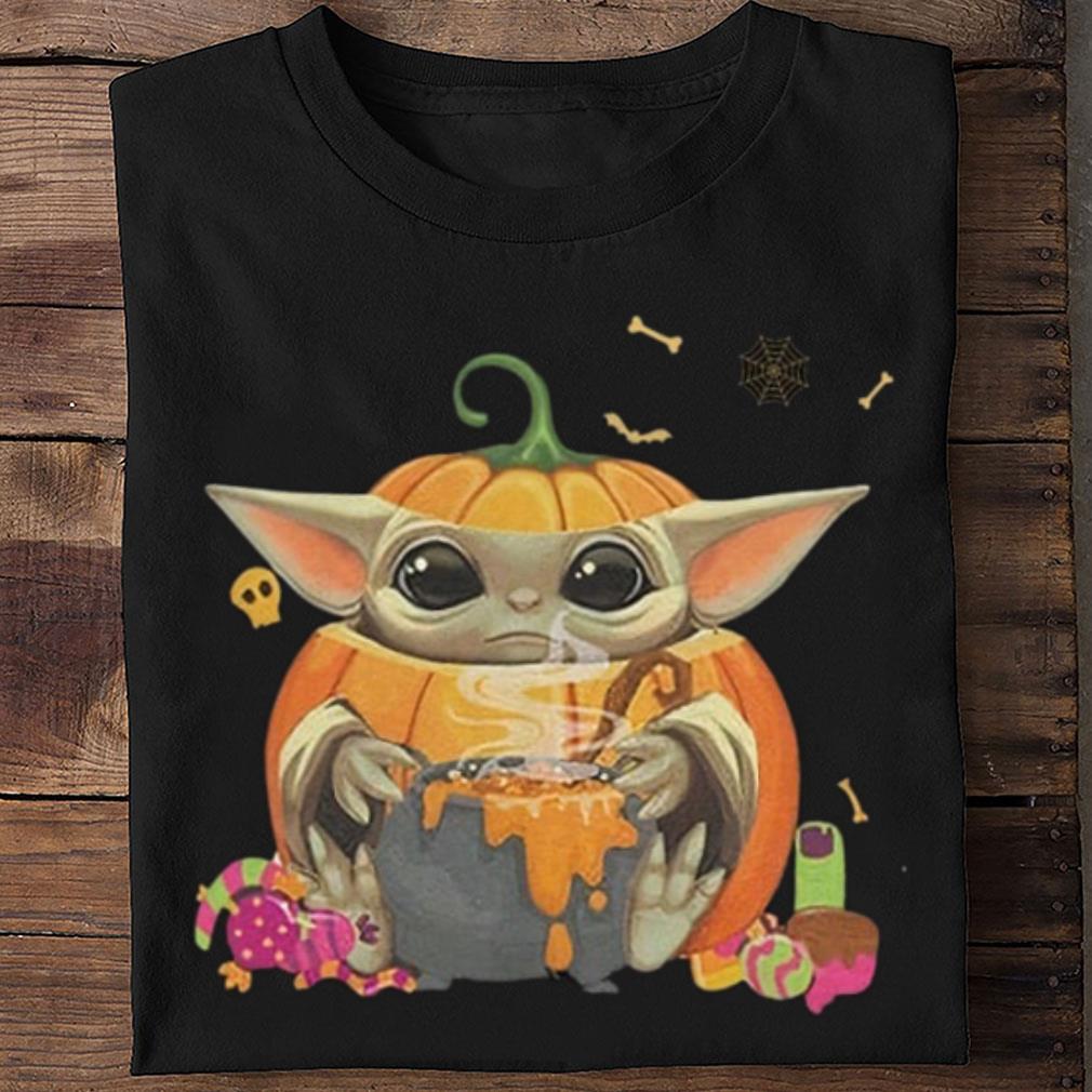 Star Wars Baby Yoda Pumpkin Halloween Shirt Best Star Wars Baby Yoda Pumpkin Halloween Shirt 2