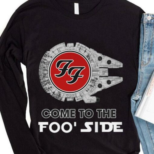 Original Star Wars Foo Fighters Come To The Foo Side Shirt 4