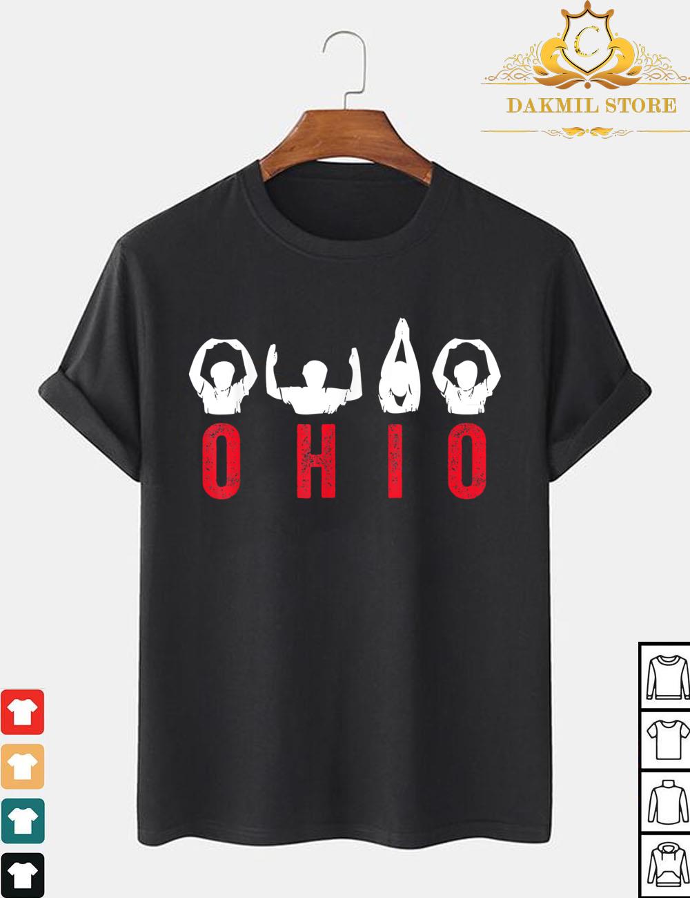 State of Ohio Cute Proud To Be Ohioan Home Letters Root Shirt