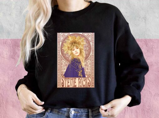 Stevie Ricks Shirt, Stevie Arts Nicks Quote Gift Is My Fairy Godmother For Men Shirt 3
