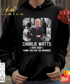 Original Thank You For The Memories 80 Years Of Charlie Watts Rip The Rolling Stones Shirt 7