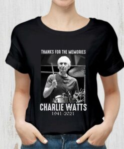 Funny Thanks For The Memories R.I.P Charlie Watts Rolling Stones 1941-2021 Signature Shirt 5