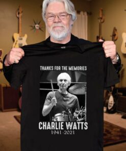 Funny Thanks For The Memories R.I.P Charlie Watts Rolling Stones 1941-2021 Signature Shirt 6