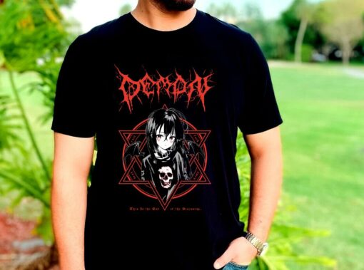 The Best Demon Nadegata This Is The End of The Beginning Shirt, Anime Girl Demon Satanic Shirt 2