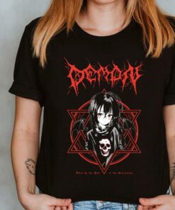 The Best Demon Nadegata This Is The End of The Beginning Shirt, Anime Girl Demon Satanic Shirt 7