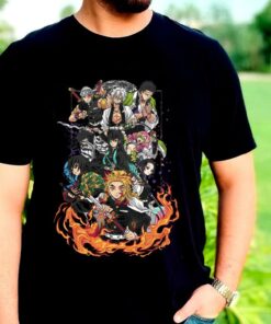 The Best Demon Slayer Kyojuro Rengoku And Friends Shirt, Senjuro Rengoku Shirt, Tengen Uzui Shirt 5