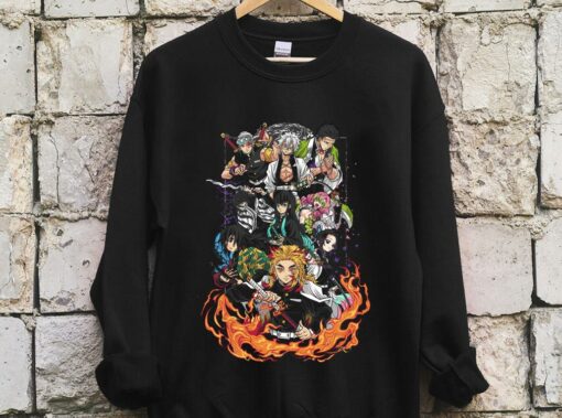 The Best Demon Slayer Kyojuro Rengoku And Friends Shirt, Senjuro Rengoku Shirt, Tengen Uzui Shirt 3