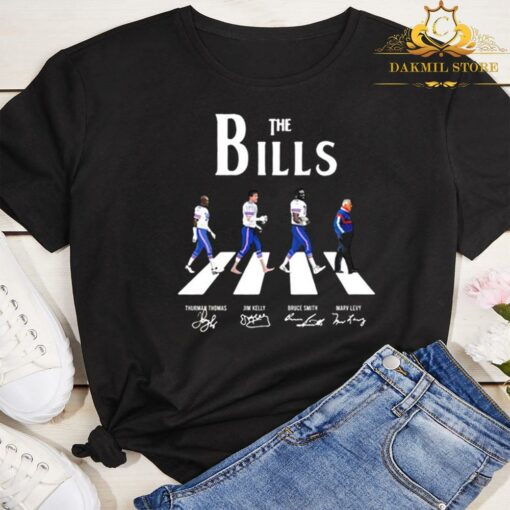 The Buffalo Bills Football Abbey Road Signatures Shirt,Buffalo Bills Shirt Gift for Fan 3