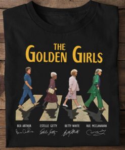 Funny The Golden Girls Characters Abbey Road Signatures Shirt, Bea Arthur, Estelle Getty, Betty White, Rue Mcclanahan 1 Funny The Golden Girls Characters Abbey Road Signatures Shirt, Bea Arthur, Estelle Getty, Betty White, Rue Mcclanahan 5