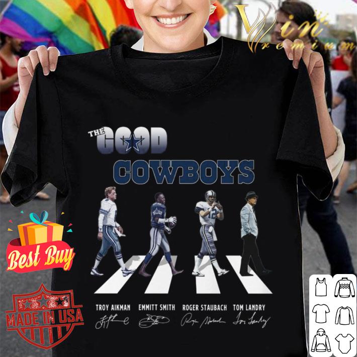 Official The Good Cowboys Abbey Road Dallas Cowboys Signatures Shirt 2 Trending fashion news The Good Cowboys Abbey Road Dallas Cowboys Signatures Shirt