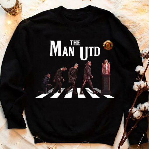 Original The Man UTD Abbey Road Coaches of Manchester United Ole Gunnar Solskjaer Shirt 4