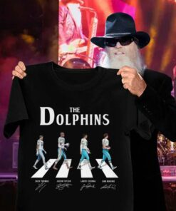 Official The Miami Dolphins Abbey Road Signatures Shirt, Zach Thomas, Jason Taylor, Larry Csonka, Dan Marino 6