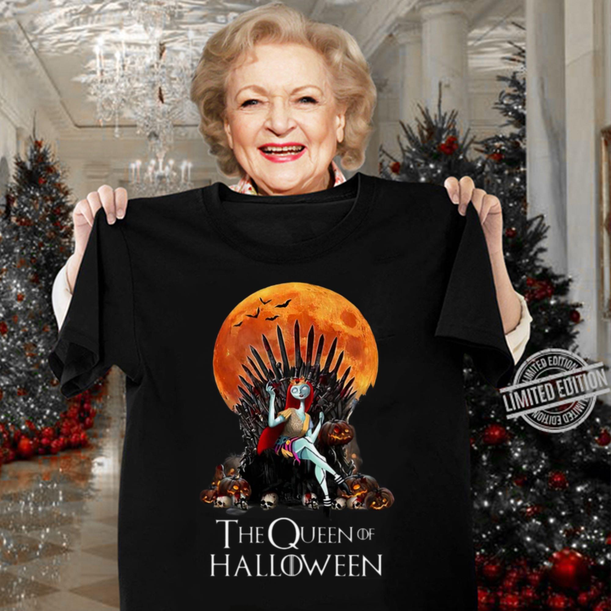The Nightmare Before Christmas Sally The Queen Of Halloween Game Of Thrones Shirt Official The Nightmare Before Christmas Sally The Queen Of Halloween Game Of Thrones Shirt 3