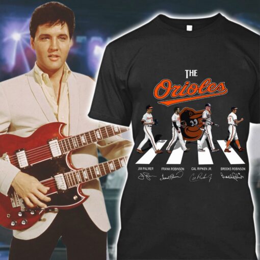 Official The Orioles Abbey Road Baltimore Orioles Signatures Shirt 1