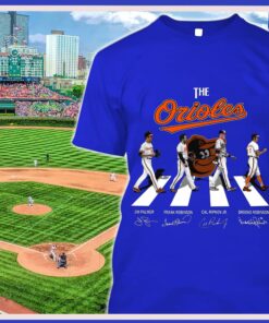 Official The Orioles Abbey Road Baltimore Orioles Signatures Shirt 5