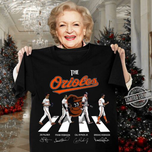 Official The Orioles Abbey Road Baltimore Orioles Signatures Shirt 3