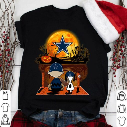 Hot The Peanuts Charlie Brown Snoopy Dallas Cowboys Halloween Shirt 1