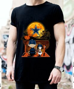 Hot The Peanuts Charlie Brown Snoopy Dallas Cowboys Halloween Shirt 5