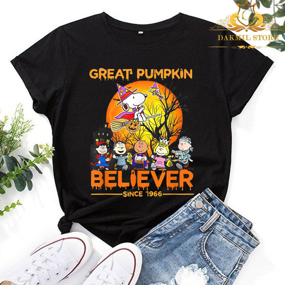 The Peanuts Snoopy Great Pumpkin Believer Since 1966 Halloween Shirt
