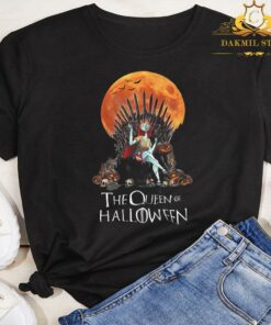 The Queen Of Halloween Pumkin shirt,The Pumpkin Queen Classic T-Shirt 5