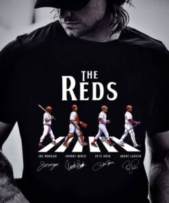 Premium The Reds Abbey Road Cincinnati Reds Signatures Shirt 5