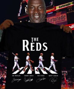 Premium The Reds Abbey Road Cincinnati Reds Signatures Shirt 6