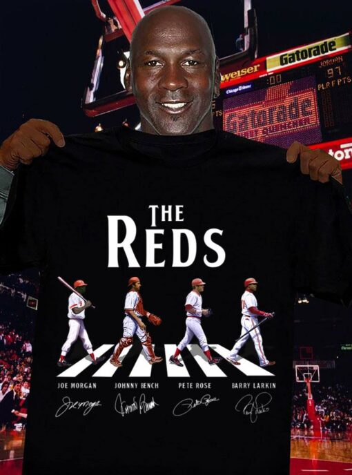 Premium The Reds Abbey Road Cincinnati Reds Signatures Shirt 3