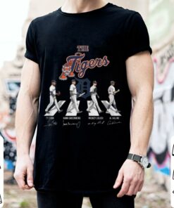 Best The Tigers Abbey Road Detroit Tigers Signatures Shirt, Ty Cobb, Hank Greenberg, Mickey Lolich, Al Kaline 5