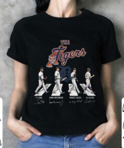 Best The Tigers Abbey Road Detroit Tigers Signatures Shirt, Ty Cobb, Hank Greenberg, Mickey Lolich, Al Kaline 6