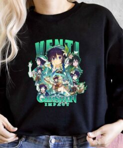 Venti Shirt, Genshin Impact Shirt, Venti Genshin Impact For Men Shirt 6