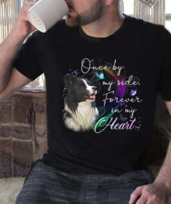 Vintage Border Collie Once by My side Forever In My Heart Shirt, Border Collie In My Heart Shirt 7