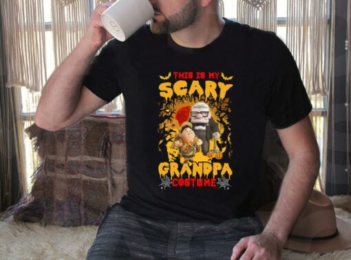 Vintage Carl And Russell This Is My Scary Grandpa Costume Shirt, Carl And Russell Halloween Shirt 4