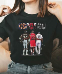 Vintage Chicago Sports Team Shirt, Walter Payton Michael Jordan Frank Thomas Shirt 5