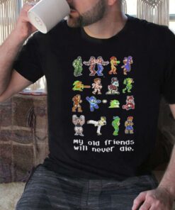 Vintage Game My Old Friends Will Never Die Shirt, Game Offline 80s 90s Shirt, Ninja Turtles Game Shirt, Super Mario Shirt 7