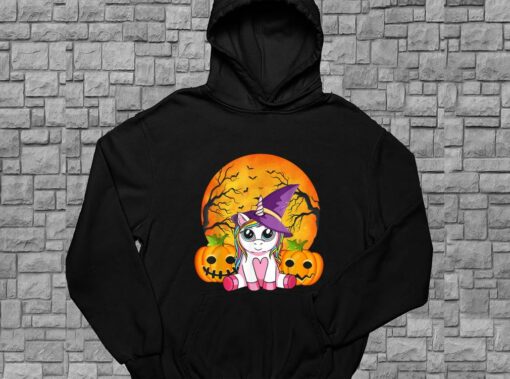 Witchy Unicorn Halloween Shirt, Unicorn Witchy Halloween Shirt, Unicorn Halloween For Men Shirt 4