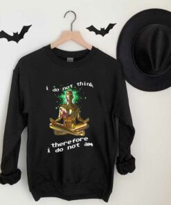 Yoga I Dont Think And Shirt, Yoga I Dont Think Therefore I Do Not Shirt 6