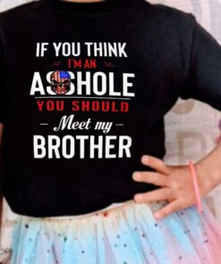 You Should My Brother Shirt, If You Think Im An Ass Hole You Should Meet My Brother Shirt 7